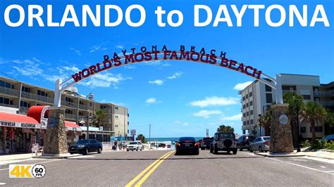 how far is daytona beach from orlando
